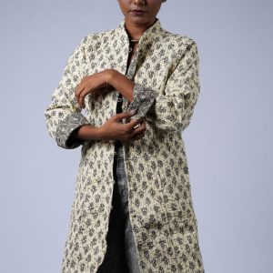 Brown Kalamkari Jacket