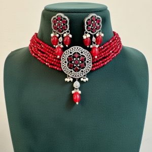 Blood Red Choker