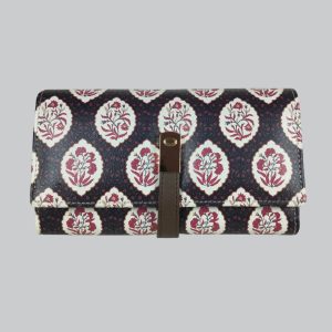 Mughal Floral Wallet with Mobile Holder